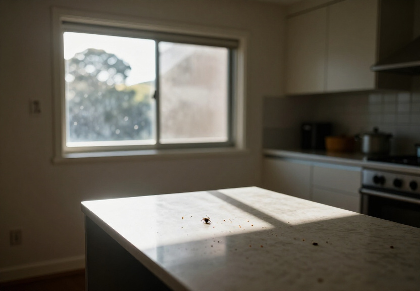 Bed bugs in a Northmead hotel room before treatment